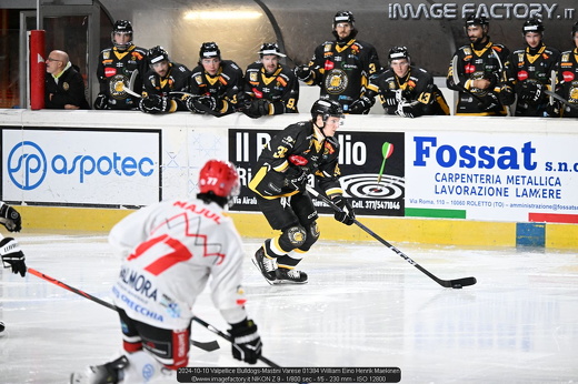 2024-10-10 Valpellice Bulldogs-Mastini Varese 01384 William Eino Henrik Maekinen